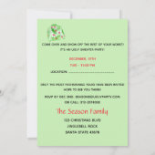 Oeganda kerstfeestelijke uitnodiging (Achterkant)