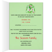 Oeganda kerstfeestelijke uitnodiging (Binnen (Rechts))