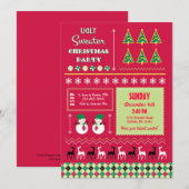 Oeganda kerstfeestelijke uitnodiging (Voorkant / Achterkant)