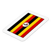 Oeganda - Oegandese vlag Magneet (Linkerzijde)