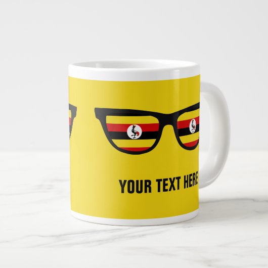 Oeganda Shades aangepaste mokken (Voorkant rechts)