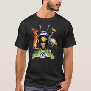 Oeganda T-shirt Wapen T-shirt Vlag souvenir Kamp