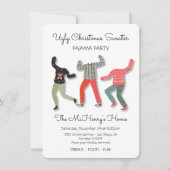 Oeganda-uitnodiging voor de kerstbekentenis van Pa Kaart (Voorkant)