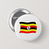 Oeganda Vlag Knop Ronde Button 5,7 Cm (Voorkant /achterkant)