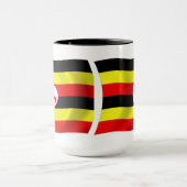 Oeganda Vlag Mokkenkop Mok (Midden)