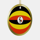 Oeganda Vlag Ornament (Rechts)