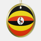 Oeganda Vlag Ornament (Links)