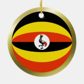 Oeganda Vlag Ornament (Achterkant)