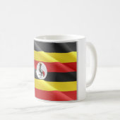 Oeganda - Waving Flag - Koffiemok (Voorkant rechts)
