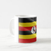 Oeganda - Waving Flag - Koffiemok (Voorkant links)