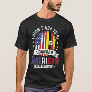 Oegandees Amerikaanse Landen Vlaggen Trots Land Oe T-shirt