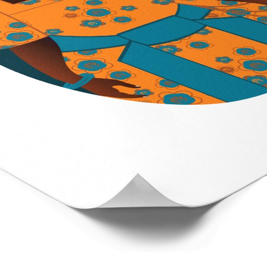 Oegandese Matryoshka Poster (Hoek)