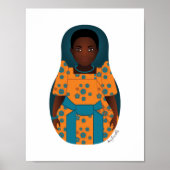 Oegandese Matryoshka Poster (Voorkant)