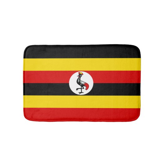 Oegandese vlag badmat (Voorkant)