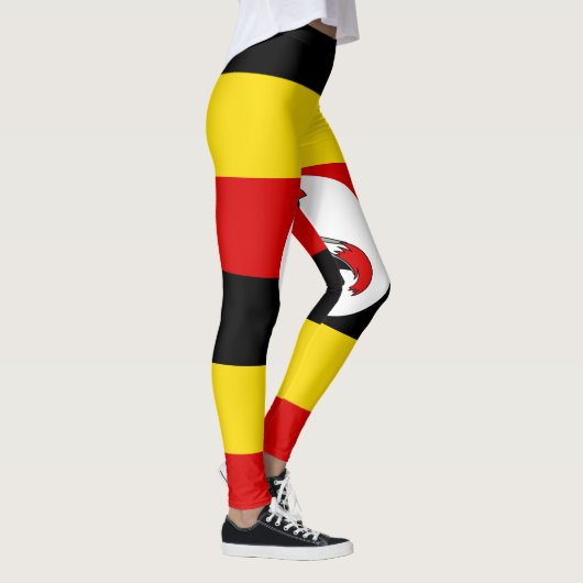 Oegandese vlag leggings (Rechts)