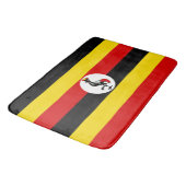 Oegandese vlag (Oeganda) Badmat (Gekanteld)