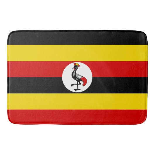 Oegandese vlag (Oeganda) Badmat (Voorkant)