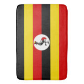 Oegandese vlag (Oeganda) Badmat (Voorkant Verticaal)