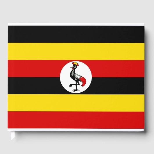 Oegandese vlag (Oeganda) Gastenboek (Voorkant)
