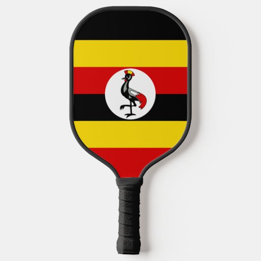 Oegandese vlag pickleball paddle (Achterkant)