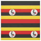 Oegandese vlag stof (Swatch)