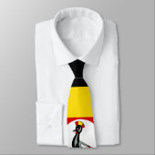 Oegandese vlag stropdas (Gebonden)