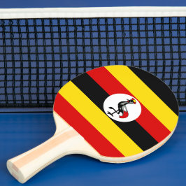 Oegandese vlag tafeltennisbatje