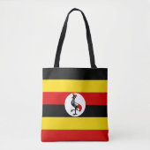 Oegandese vlag tote bag (Voorkant)
