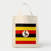Oegandese vlag tote bag (Voorkant)