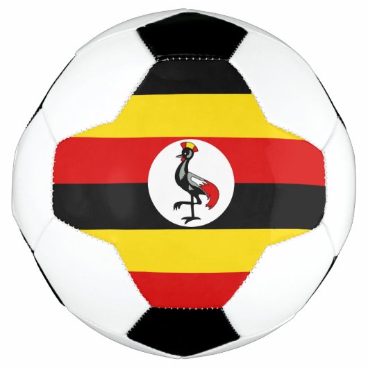Oegandese vlag voetbal (Voorkant)