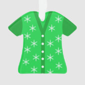 Oegandige kerstbekentenis ornament (voorkant)