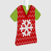 Oegandige kerstbekentenis ornament (voorkant)