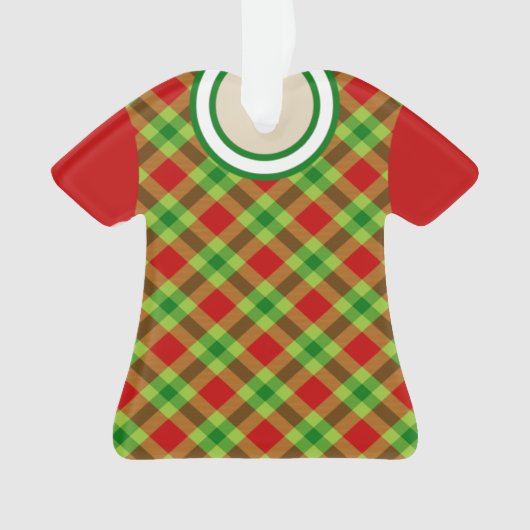 Oegandige kerstbekentenis ornament (voorkant)