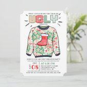 Oegandige kerstfeestdag kaart (Staand voorkant)