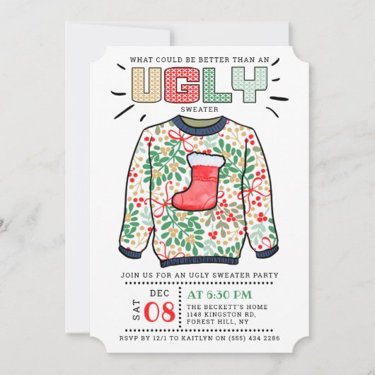 Oegandige kerstfeestdag kaart (Voorkant)