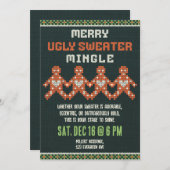 Oegandige kerstfeestdag kaart (Voorkant / Achterkant)