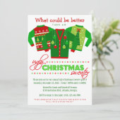 Oegandige kerstfeestdag kaart (Staand voorkant)