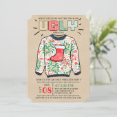 Oegandige kerstfeestdag kaart (Staand voorkant)