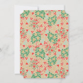 Oegandige kerstfeestdag kaart (Achterkant)