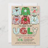 Oegandige kerstfeestdag kaart (Voorkant)