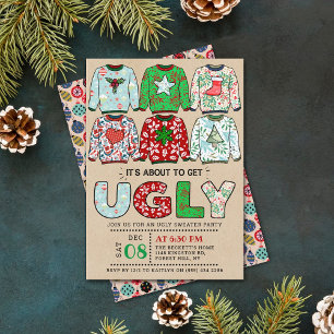 Oegandige kerstfeestdag kaart