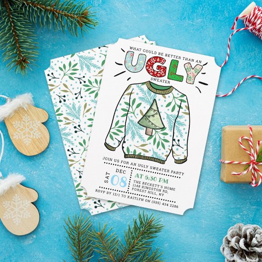 Oegandige kerstfeestdag kaart