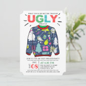 Oegandige kerstfeestdag kaart (Staand voorkant)