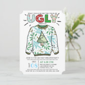 Oegandige kerstfeestdag kaart (Staand voorkant)