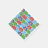 Oegandige kerstfeestfeestdag na kerstfeest servet (Hoek)