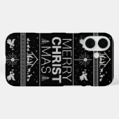 Oegandige kerstkeuken Elegant Black - Christelijk Case-Mate iPhone Case (Achterkant (horizontaal))