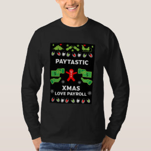 Oegandige kerstloonlijstfeest Kantoor T-shirt