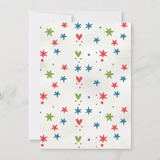 Oeganzige kerstfeestdag kaart (Achterkant)