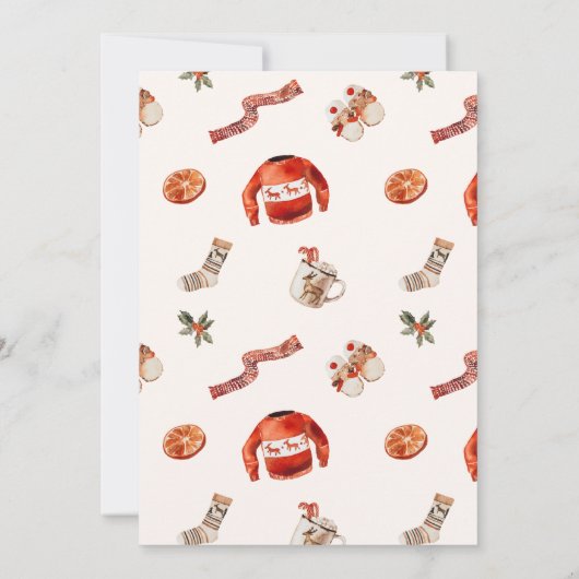 Oeganzige kerstfeestdag kaart (Achterkant)