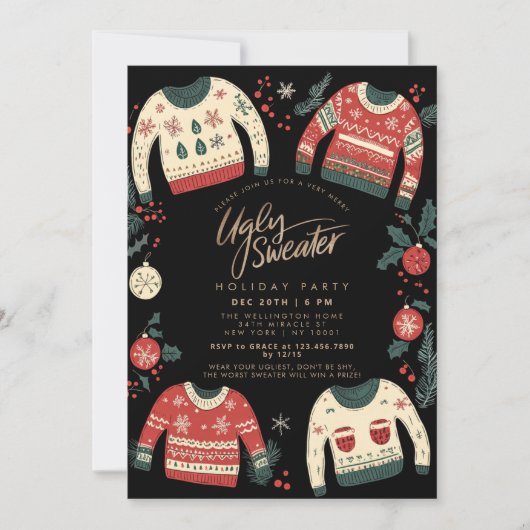 Oeganzige kerstfeestdag kaart (Voorkant)